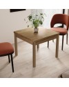 Tavolo raddoppiabile Firenze 90x90 colore noce naturale