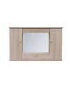 Mobile bagno pensile 3 ante con Specchio colore olmo 93x14x61H PENSIL2SPEOL