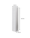 Colonna pensile bagno colore bianco 30x30x120 con anta: eleganza e funzionalità per ogni ambiente