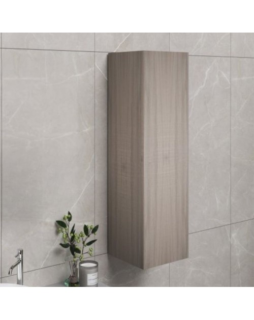 Colonna pensile bagno colore olmo 30x30x120 con anta: eleganza e funzionalità per ogni ambiente