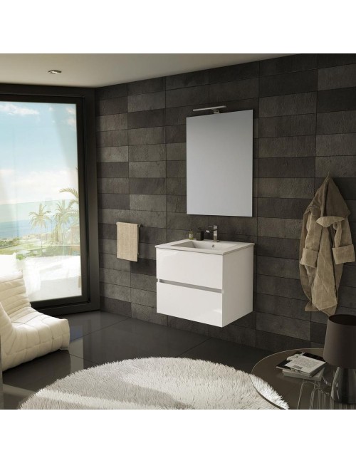 Mobile bagno sospeso Sevilla bianco 60x44.6x52H: eleganza e praticità per un bagno moderno