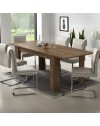 Tavolo rettangolare allungabile colore noce eastwood Anthony 160x88x75H stile shabby