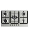 Piano Cottura gas 5 fuochi 90 cm Acciaio inox Samet Apollo2