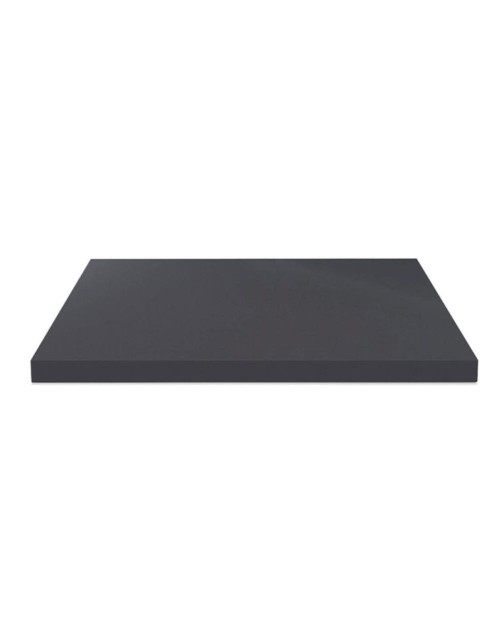 Piano lavabo rettangolare truciolare antracite satinato 100x47x3.8H