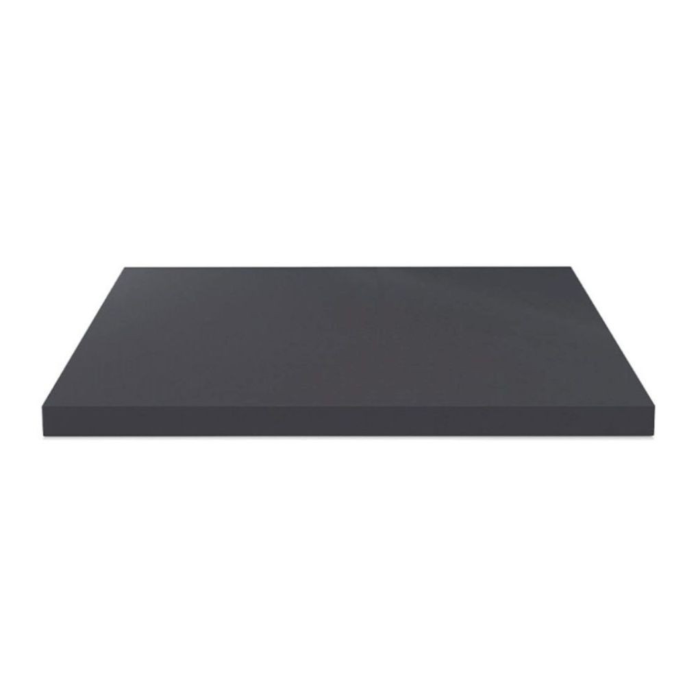 Piano lavabo rettangolare truciolare antracite satinato 100x47x3.8H