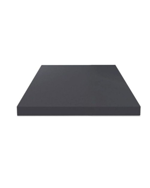 Piano tavolo quadrato truciolare antracite satinato 80x80x3.8H