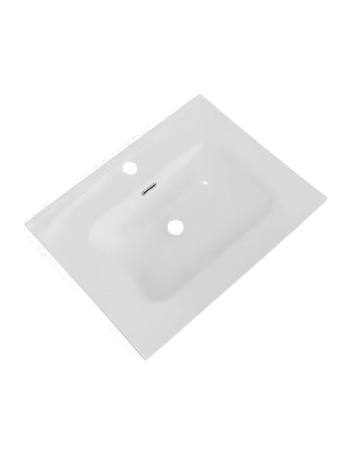 Mobile bagno sospeso colore cappuccino 2 cassetti Invicta 60x45x48H