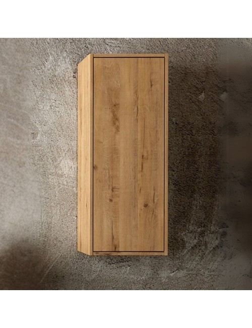 Colonna pensile bagno colore rovere quercia Push 35x30.5x90H