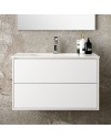 Mobile bagno sospeso colore bianco Push: design e funzionalità 80x45x48H