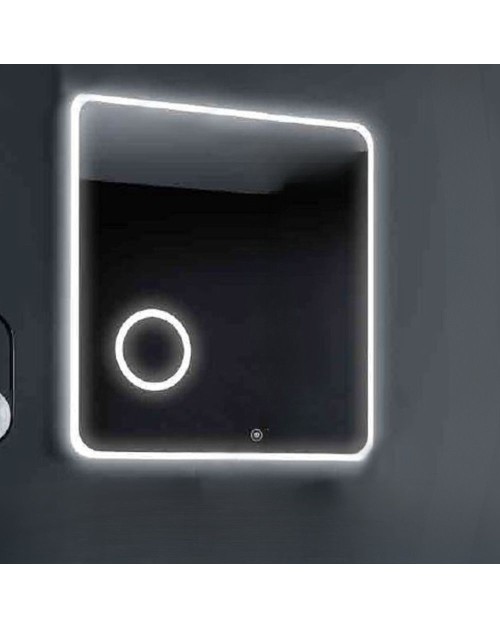 Specchio bagno illuminazione LED anti appannamento Hanoi 60x80: innovazione e stile per un bagno di design