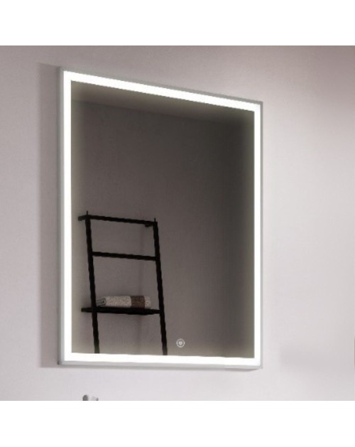 Specchio bagno illuminazione LED anti appannamento Baku 60x80: tecnologia e stile per il tuo bagno