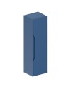 Colonna bagno sospesa Soho colore azzurro opaco effetto cannettato 35x30x120H