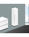 Colonna bagno sospesa Soho colore bianco opaco effetto cannettato 35x30x120H