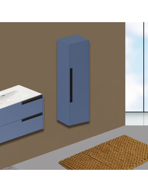 Colonna bagno sospesa Modular colore azzurro 35x30x120H
