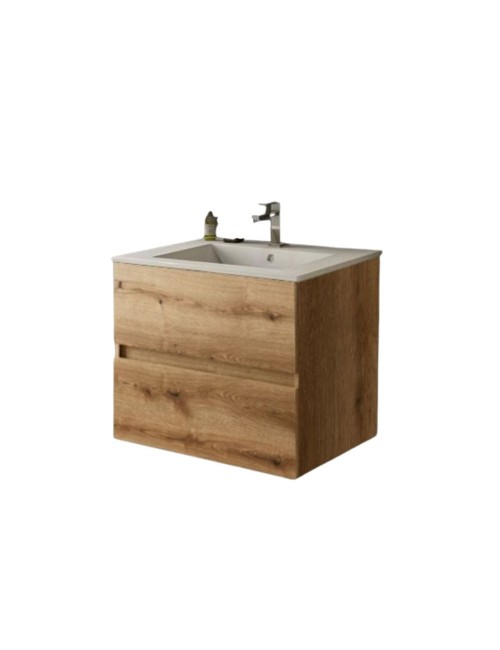 Mobile bagno sospeso Sevilla rovere quercia 60x44.6x52H: eleganza e praticità per un bagno moderno
