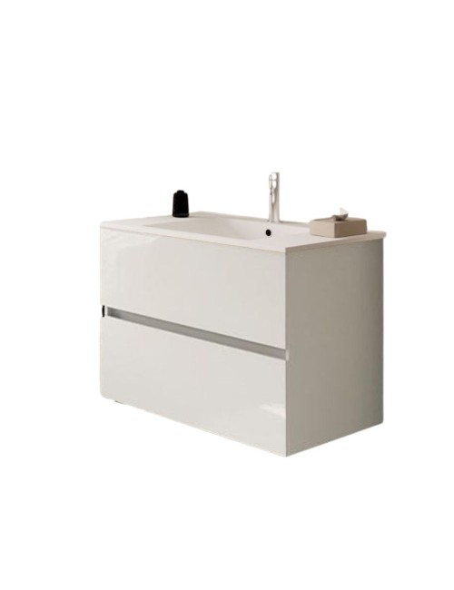 Mobile bagno sospeso Sevilla bianco 100x44.6x52H: eleganza e praticità per un bagno moderno