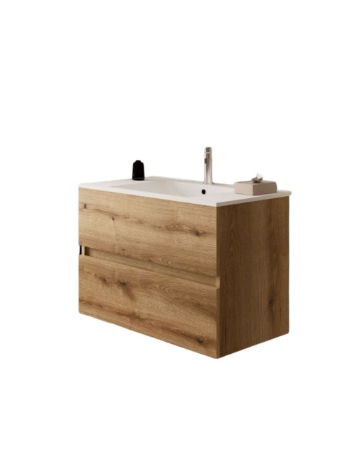 Mobile bagno sospeso Sevilla rovere quercia 100x44.6x52H: eleganza e praticità per un bagno moderno
