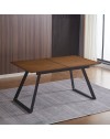 Tavolo Allungabile Shelton colore rovere scuro 160x90x76H: Stile, funzionalità e resistenza