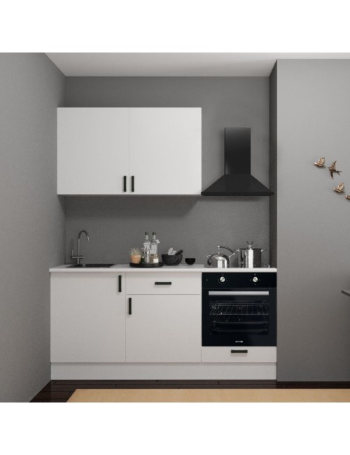 Cucina completa di elettrodomestici Asti 180 colore bianco