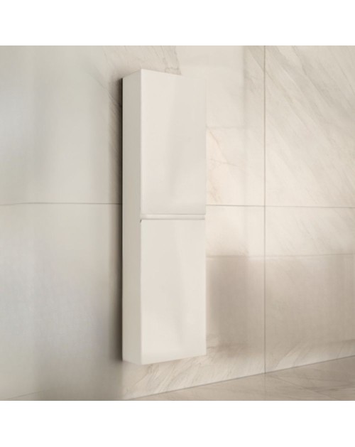 Colonna pensile sospesa bagno colore bianco laccato Londres 2 ante 35x31x150H