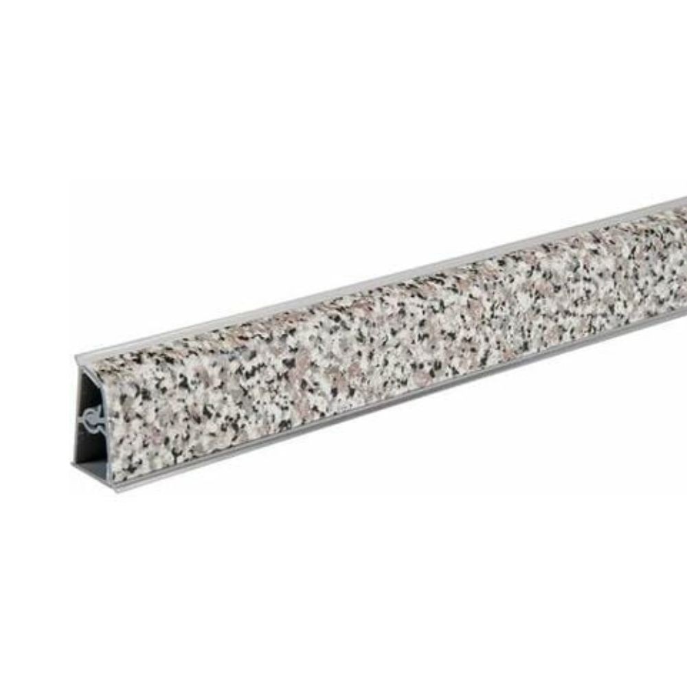 Alzatina becco di civetta in pvc effetto marmo granito 400x2.5x3.9H
