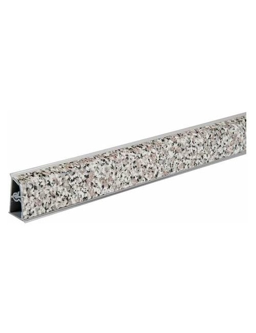 Alzatina becco di civetta in pvc effetto marmo granito 400x2.5x3.9H