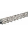 Alzatina becco di civetta in pvc effetto marmo granito 400x2.5x3.9H