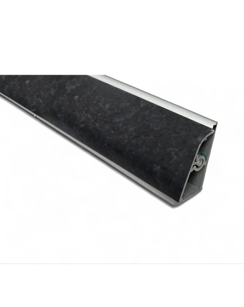 Alzatina becco di civetta in pvc nero africa 500x2.5x3.9H
