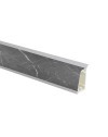Alzatina becco di civetta in pvc effetto marmo grigio 500x2.5x3.9H