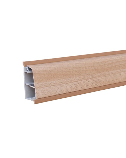 Alzatina becco di civetta in pvc faggio chiaro 500x2.5x3.9H