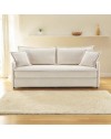 Divano Letto Ghide colore panna 217x86x95H:Comfort e Funzionalità