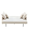 Divano Letto Ghide colore panna 217x86x95H:Comfort e Funzionalità