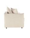 Divano Letto Ghide colore panna 217x86x95H:Comfort e Funzionalità