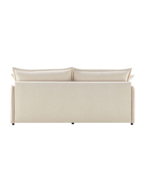 Divano Letto Ghide colore panna 217x86x95H:Comfort e Funzionalità