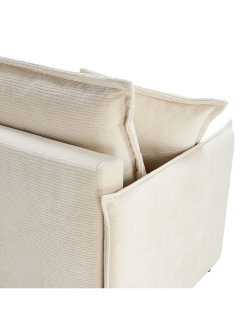 Divano Letto Ghide colore panna 217x86x95H:Comfort e Funzionalità