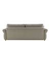 Divano Letto con topper Loki colore tortora 245x105x92H