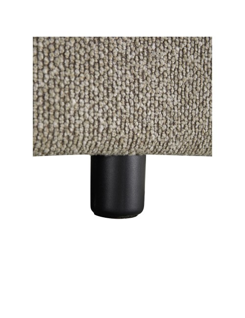 Divano Letto con topper Loki colore tortora 245x105x92H
