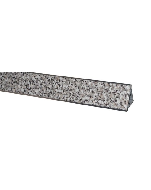 Alzatina triangolare in pvc effetto marmo granito baveno 500x2.9x2.9H