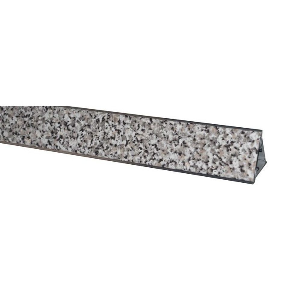 Alzatina triangolare in pvc effetto marmo granito baveno 500x2.9x2.9H