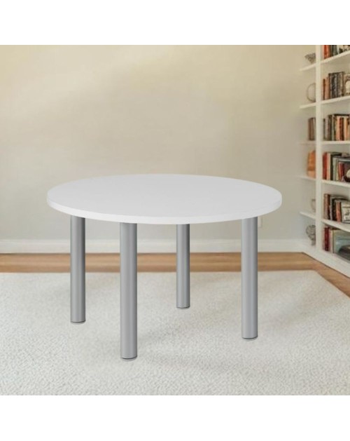 Tavolo rotondo bianco Manila 90x90x76H – Semplicità e funzionalità