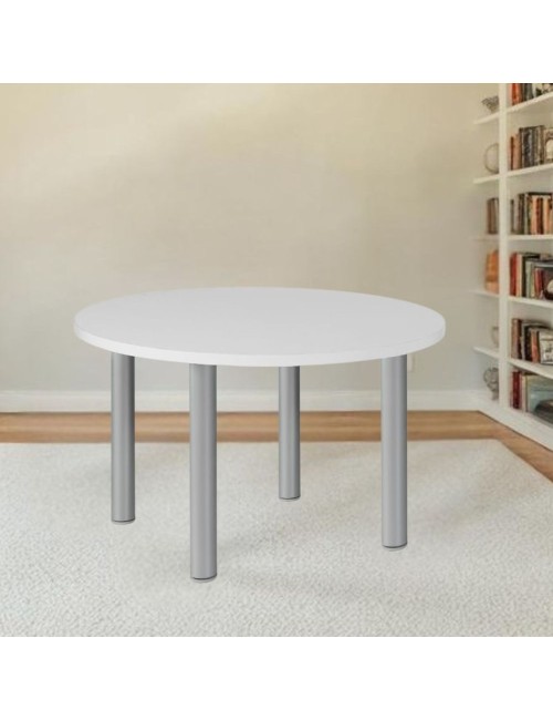 Tavolo rotondo bianco Manila 90x90x76H – Semplicità e funzionalità