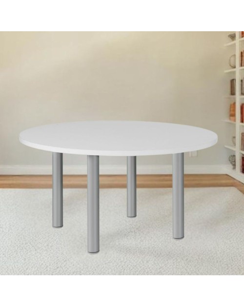 Tavolo rotondo bianco Manila 120x120x76H – Semplicità e funzionalità