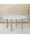 Tavolo rotondo bianco Manila 120x120x76H – Semplicità e funzionalità
