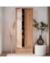 Armadio tuttopiani 2 ante e cassetto rovere anticato Timber40A  80x39x200H L’eleganza del legno, la funzionalità dello spazio