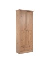 Armadio tuttopiani 2 ante e cassetto rovere anticato Timber40A  80x39x200H L’eleganza del legno, la funzionalità dello spazio
