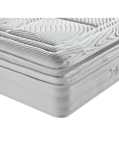 Materasso matrimoniale Dalila 160x190x30H cm – doppio strato di molle insacchettate e memory foam per un comfort superiore