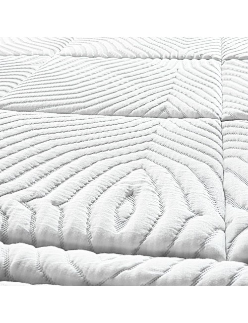 Materasso matrimoniale Dalila 160x190x30H cm – doppio strato di molle insacchettate e memory foam per un comfort superiore