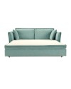 Divano Letto Cassie 3 posti tessuto verde acqua 176x93x97H: Stile, Comfort e Funzionalità