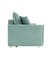 Divano Letto Cassie 3 posti tessuto verde acqua 176x93x97H: Stile, Comfort e Funzionalità