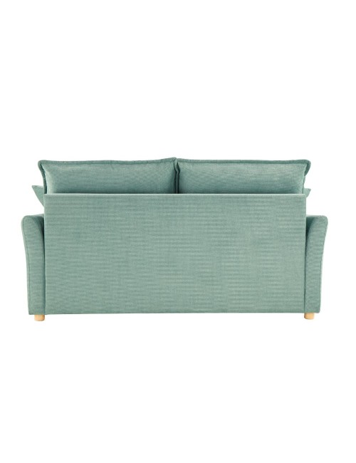 Divano Letto Cassie 3 posti tessuto verde acqua 176x93x97H: Stile, Comfort e Funzionalità